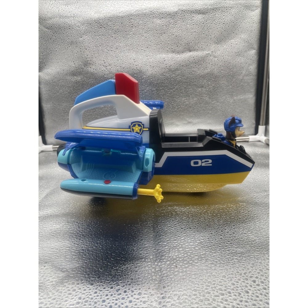 Paw Patrol Jet to the Rescue Spiral Police Jet Lights Sounds Chase Figure WORKS!